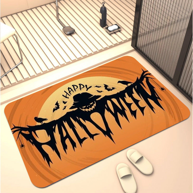 Halloween-Themen Dekorativer Badezimmerteppich