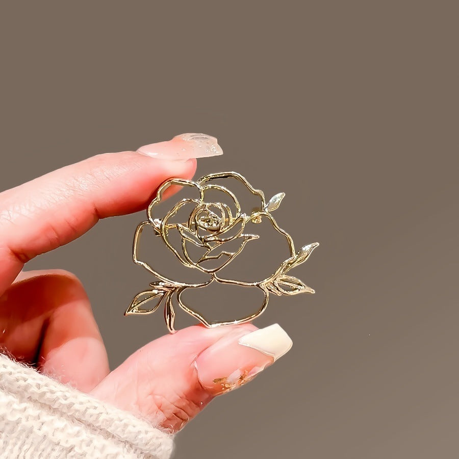 Elegante Rosé Brosche Brehn