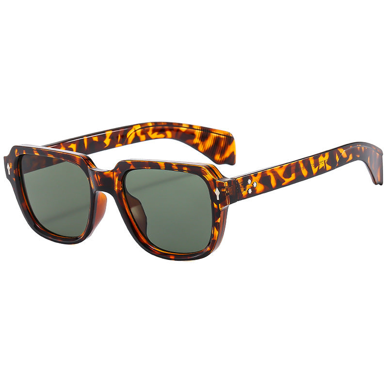 Damen Designer-Sonnenbrille im modernen eckigen Stil Brehn