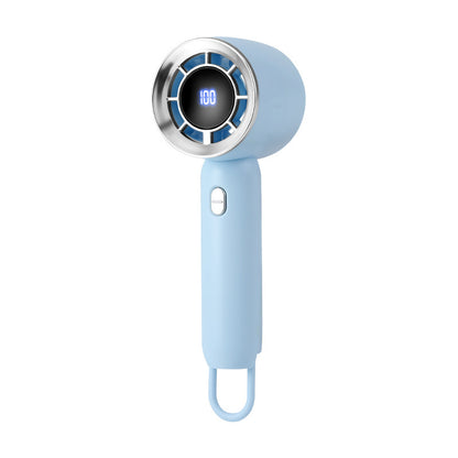 Unisex Tragbarer Mini-Handventilator mit digitaler Geschwindigkeitsanzeige Brehn