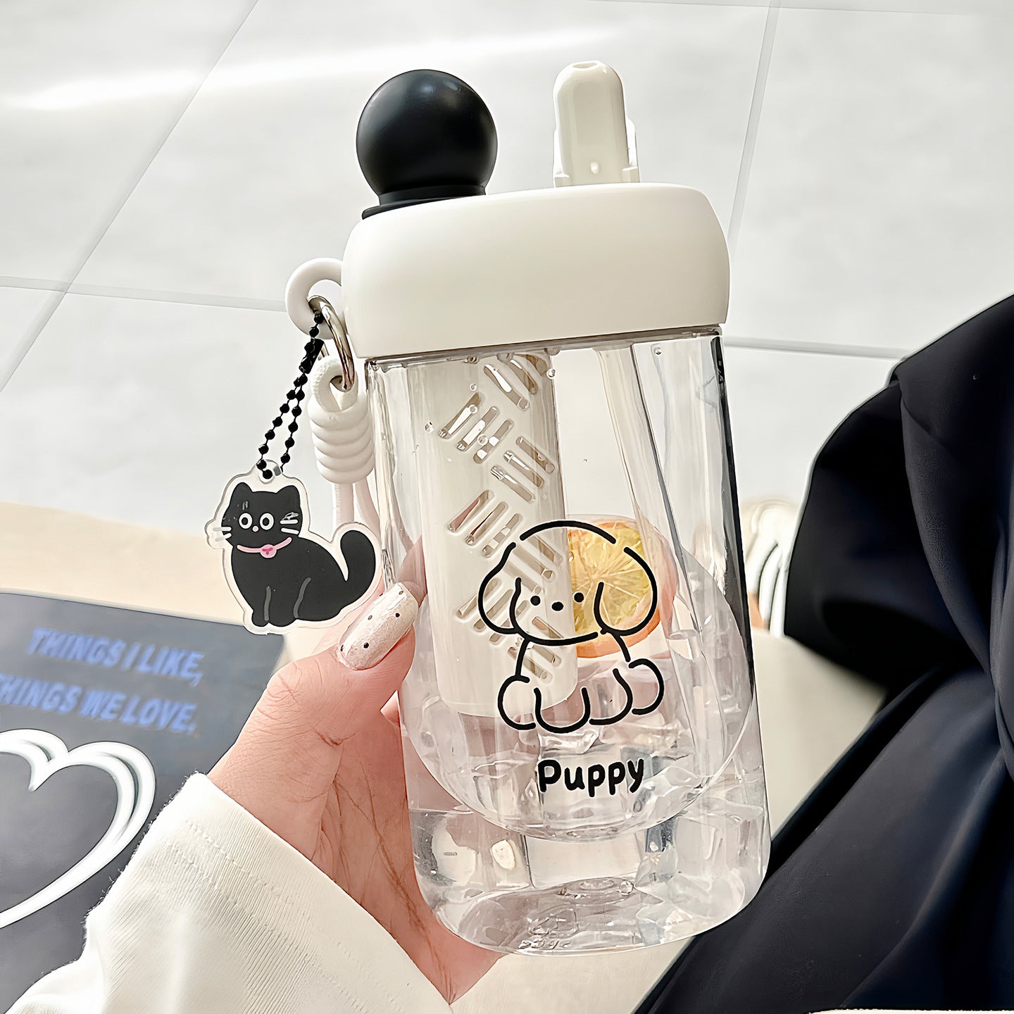 Damen Trinkflasche mit verspieltem Design Brehn