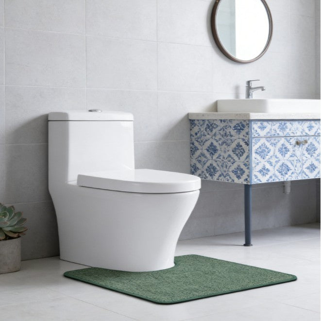 Weiche Saugnapf-Toilettenteppich Brehn