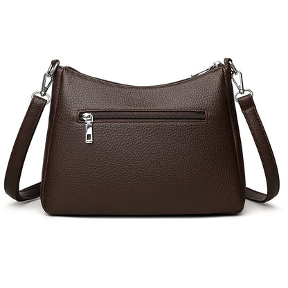 Elegante Leder Schultertasche