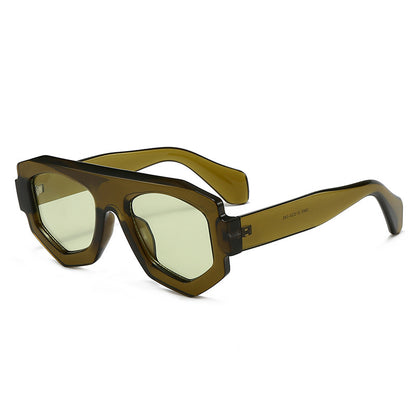Fette geometrische Schildbrille Brehn