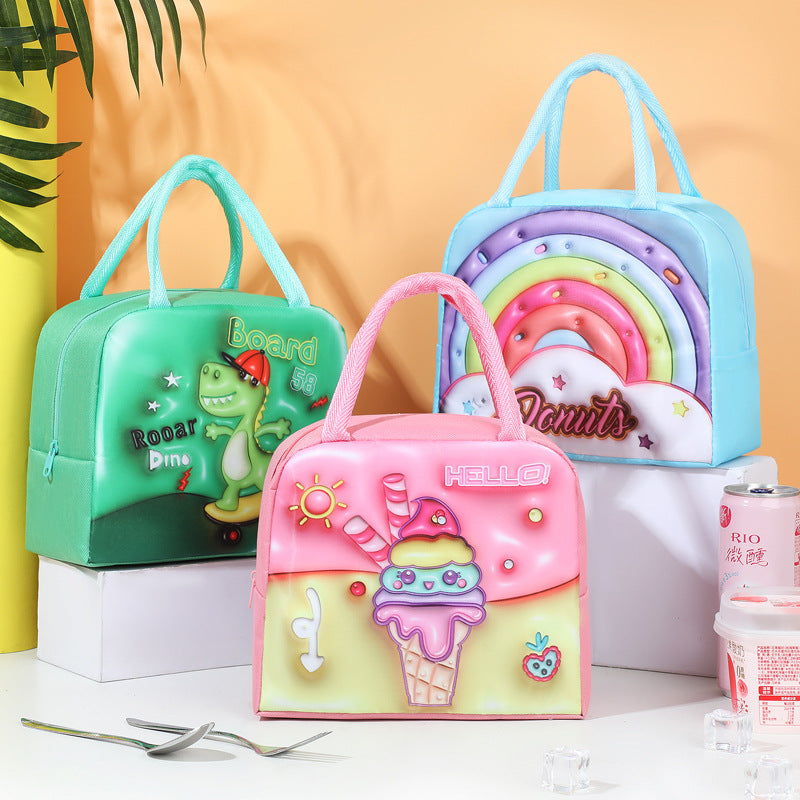 Farbenfrohe Einhorn Lunch-Tasche Brehn