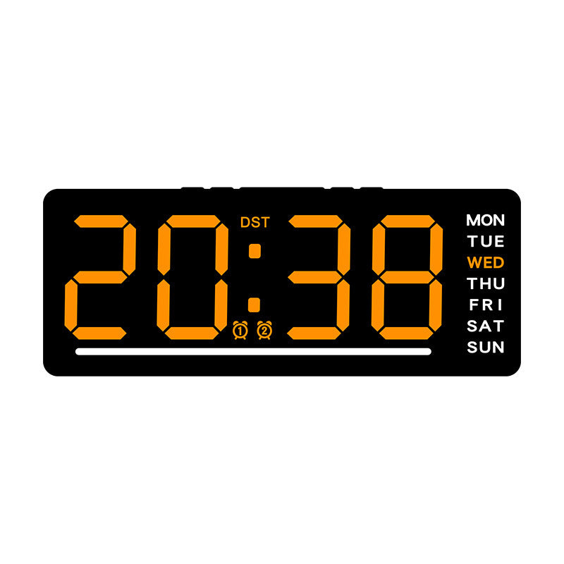 Digitaler Led Wecker mit Großem, Klaren Display und Mehreren Alarmfunktionen Brehn