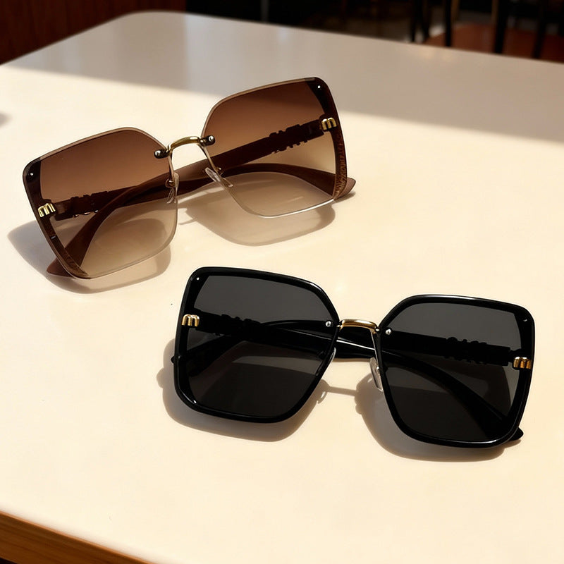 Modische Übergroße Sonnenbrille Brehn