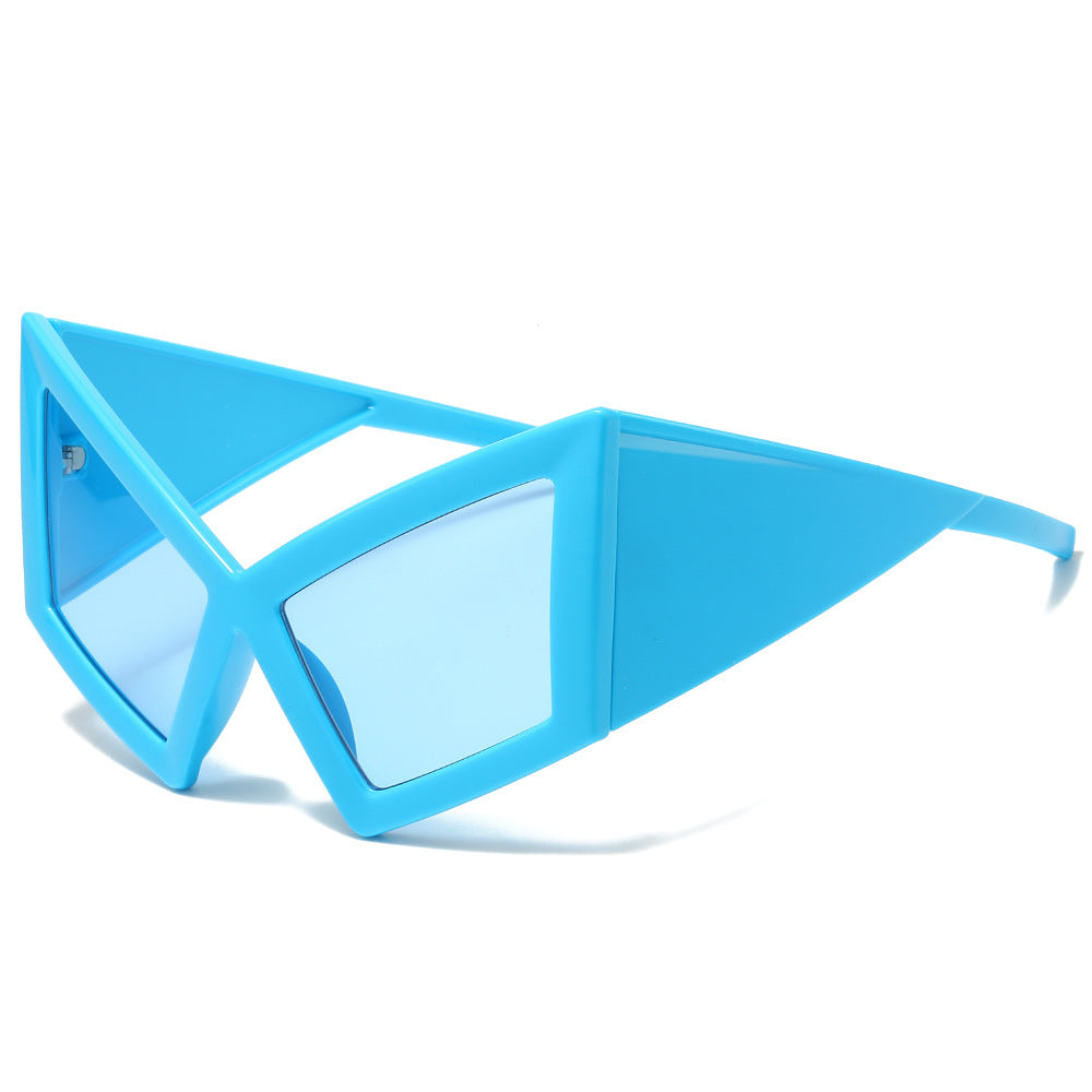 Futuristische Geometrische Schild Sonnenbrille Brehn