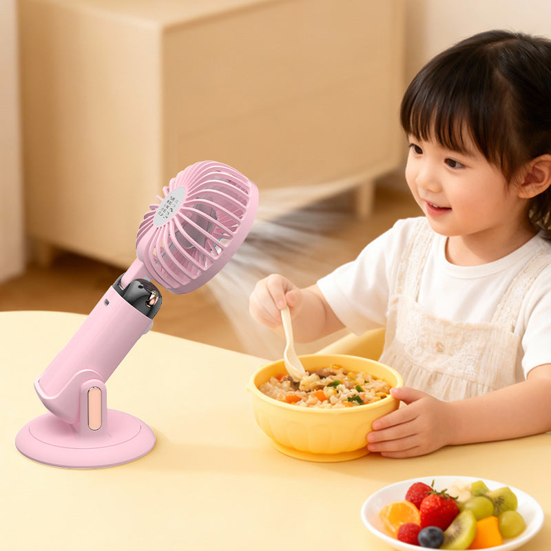 Unisex Tragbarer Wiederaufladbarer Mini Nebelventilator Brehn