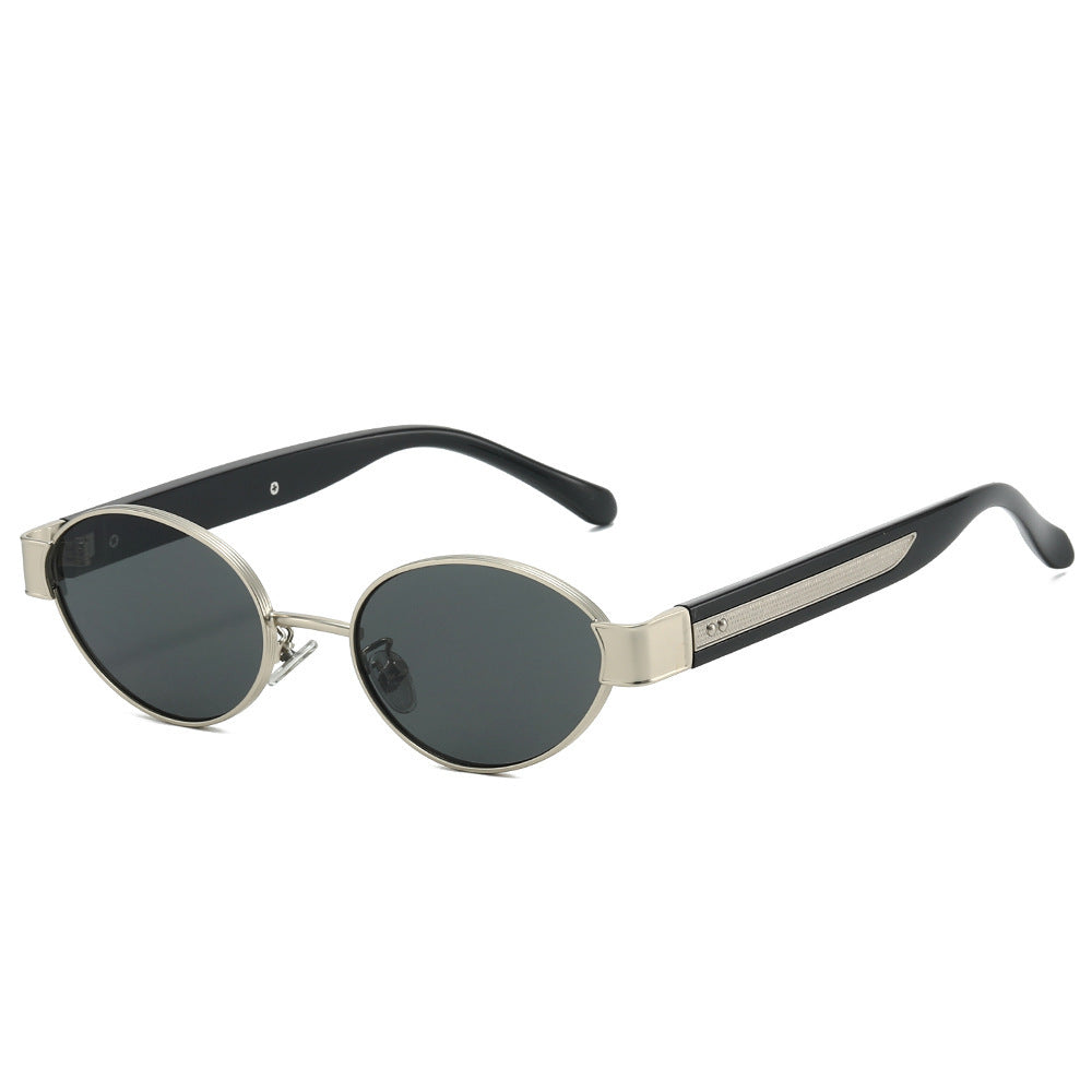 Damen Sonnenbrille im modernen, ovalen Rahmen mit harmonischem Farbspiel Brehn
