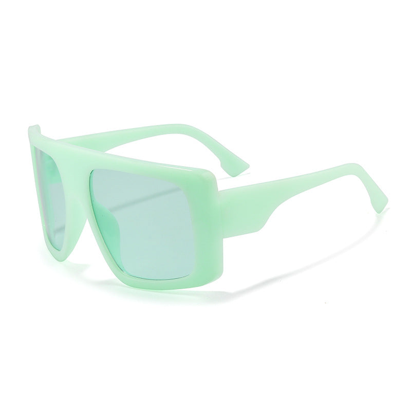 Oversized quadratische Rahmen Sonnenbrille
