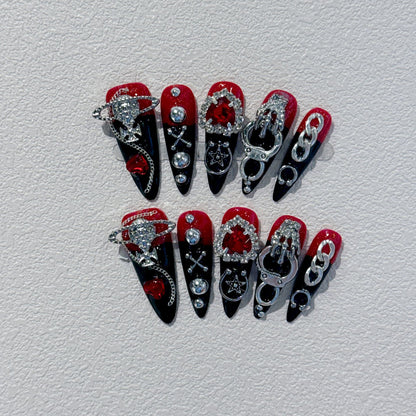 Glamouröse Nagelkunst Verlängerungen