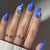 Künstlerisches Floral Nagelset Brehn
