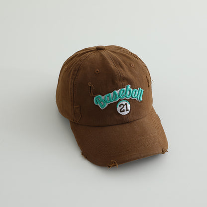 Herren Vintage Baumwoll-Baseballmütze Brehn
