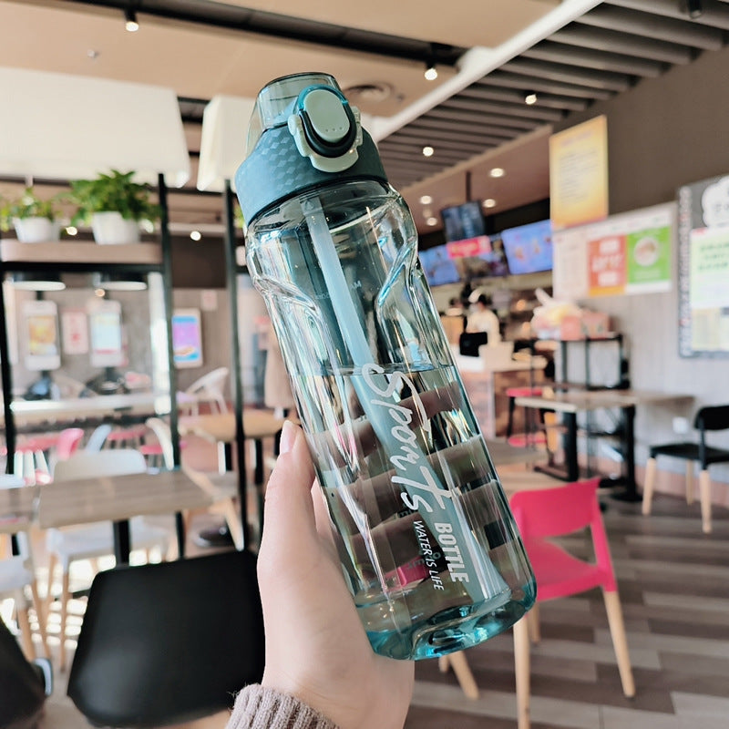Damen Sportliche Trinkflasche mit innovativem Verschluss Brehn