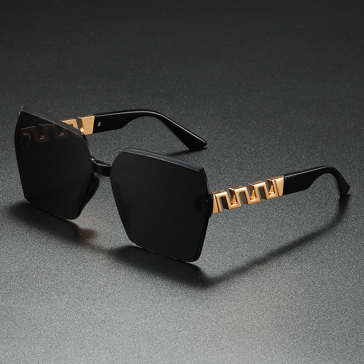 Stylische geometrische Schild Sonnenbrille Brehn