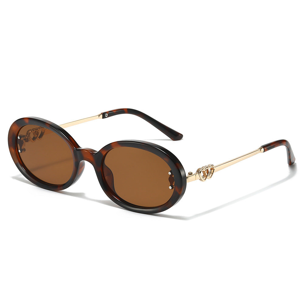 Elegante Shield Sonnenbrille mit dekorativen Metalldetails Brehn