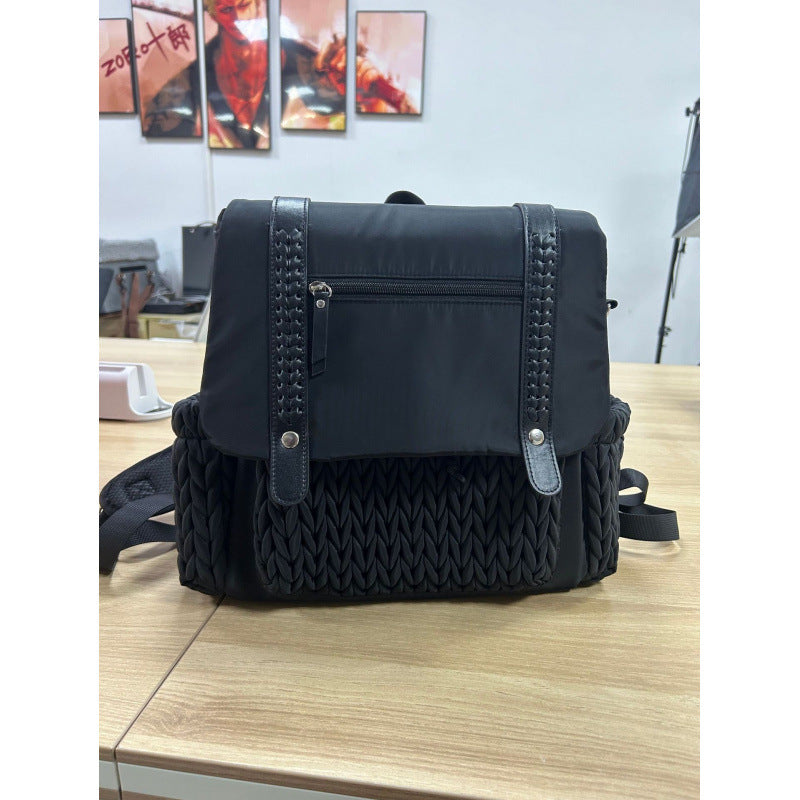 Modischer Rucksack mit Geflochtenem Design Brehn