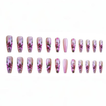 Florale Kunst Acryl-Nagelverstärkungen Brehn