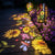 Dekorative Solar Gartenstecklaterne mit Sonnenblumenprojektion Brehn