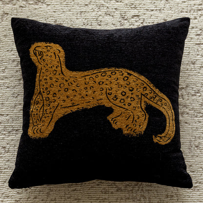 Luxuriöses Kissen mit Pantherdesign
