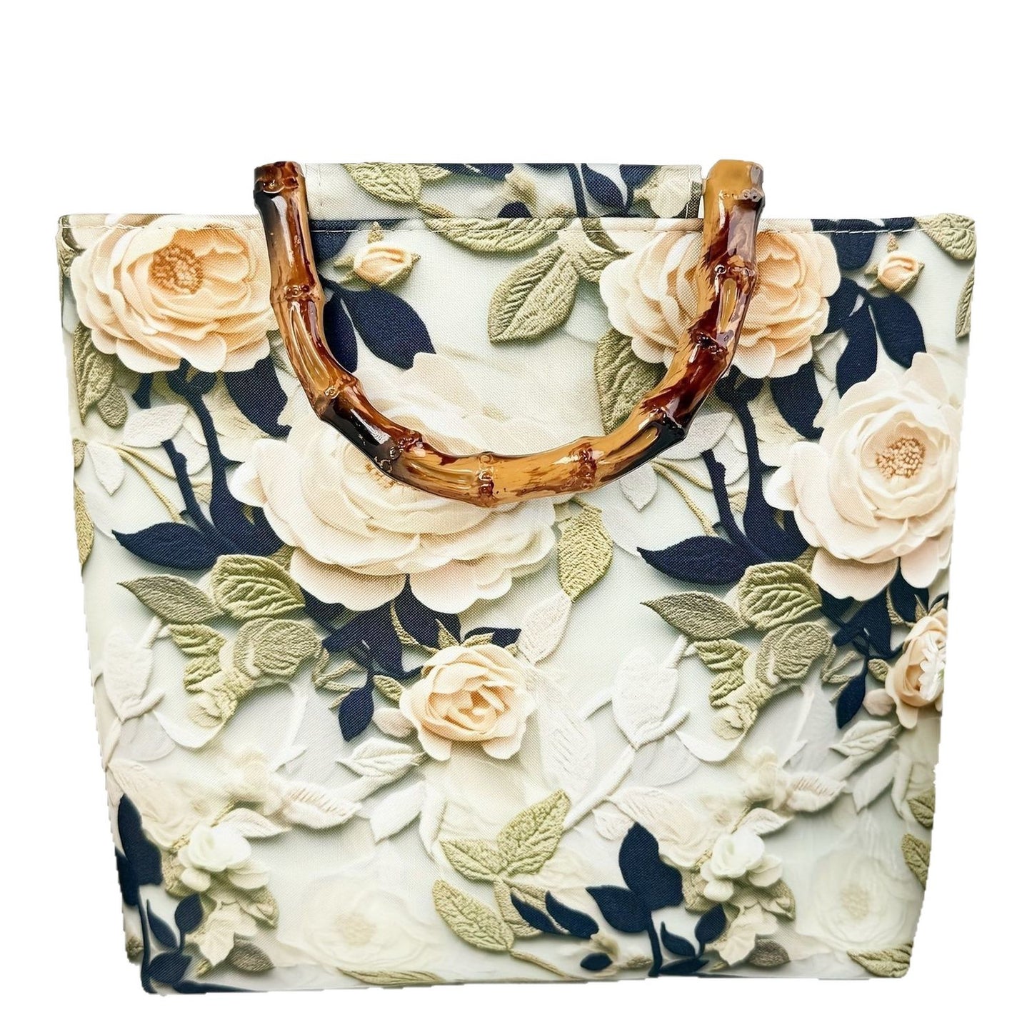 Strandtasche mit Bambusgriffen Brehn