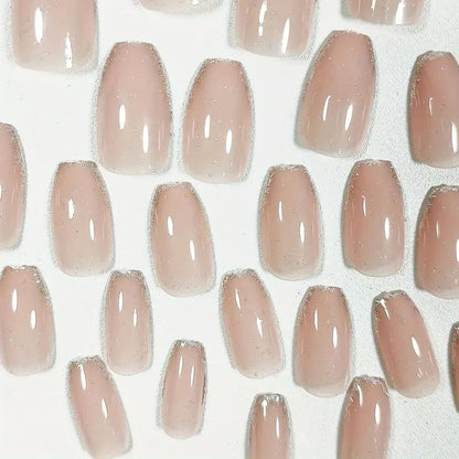 Elegante Glitzer-besetzte Nagelkunst Verbesserungen Brehn