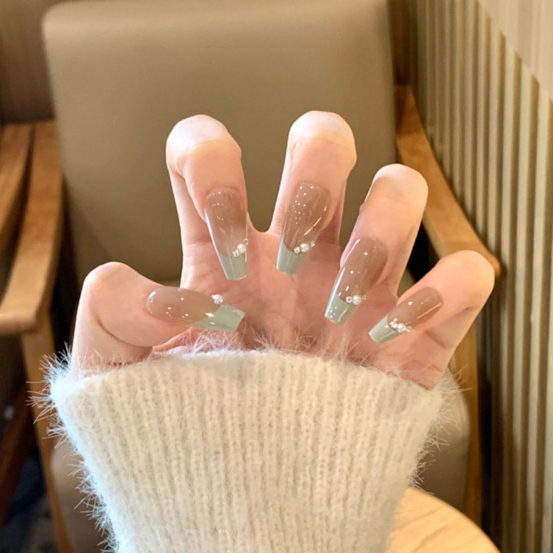 Kunstnägel Set mit Glitzer-Design Brehn