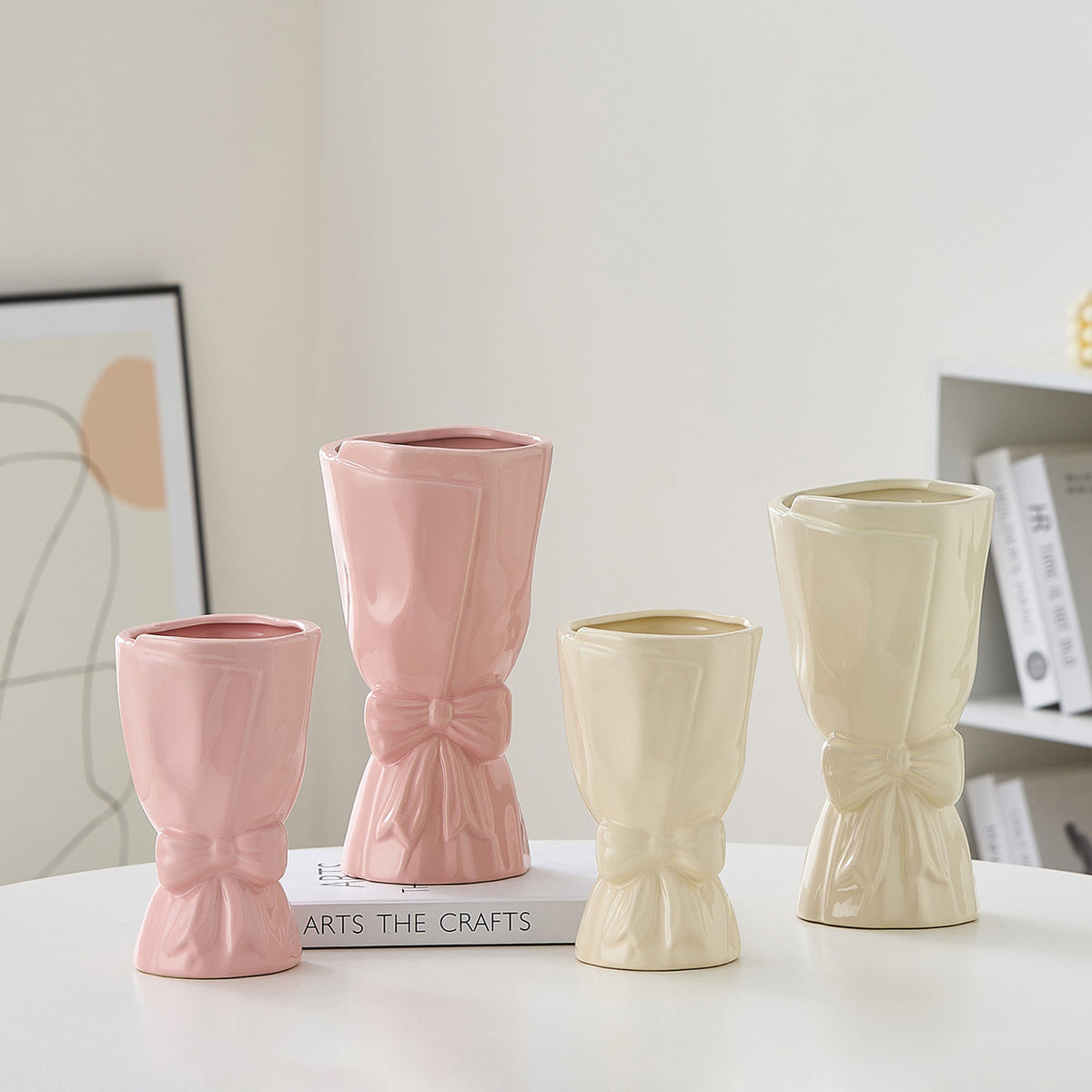 Elegante Keramikblumenvase Brehn