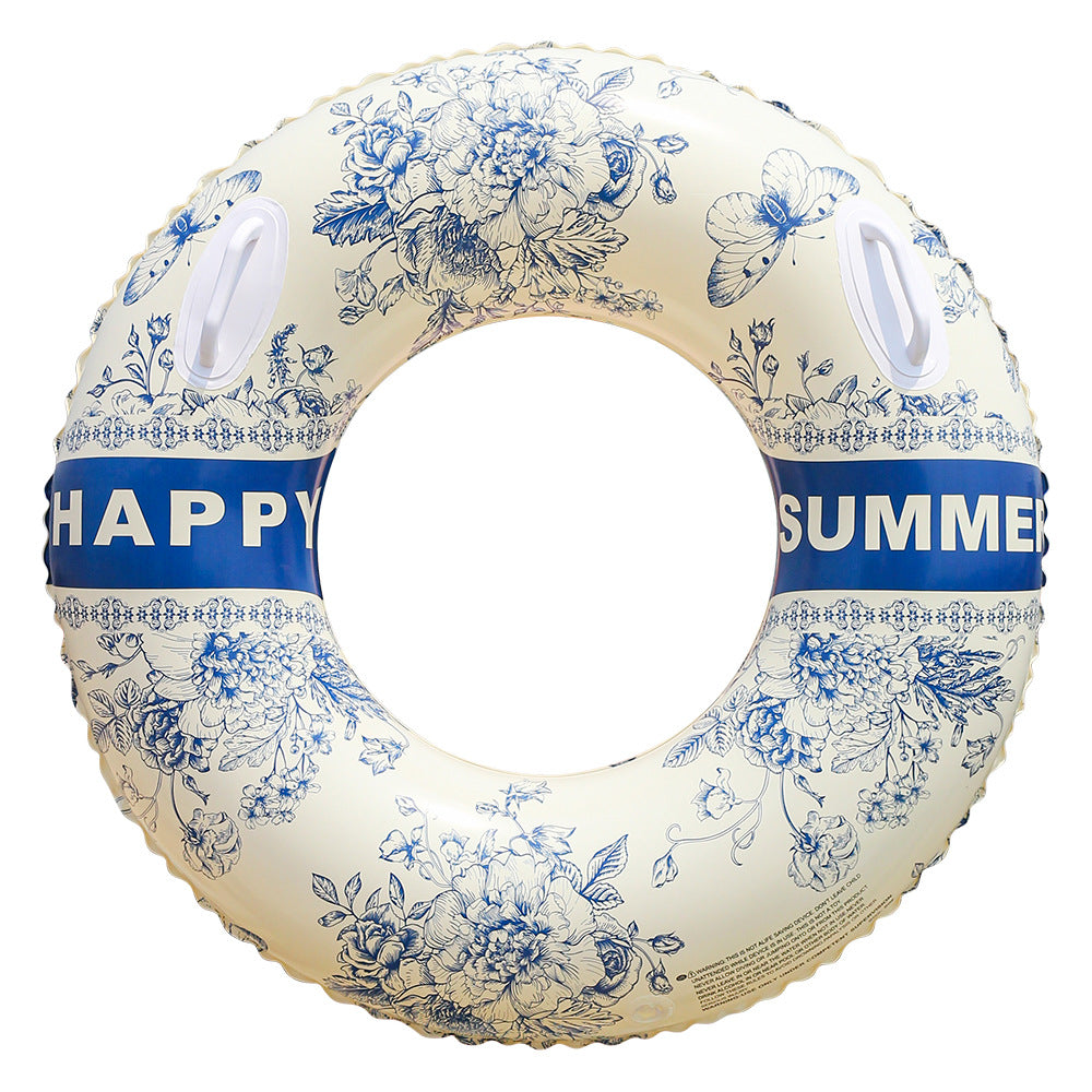 Unisex Eleganter Schwimmring mit floralen Motiven Brehn