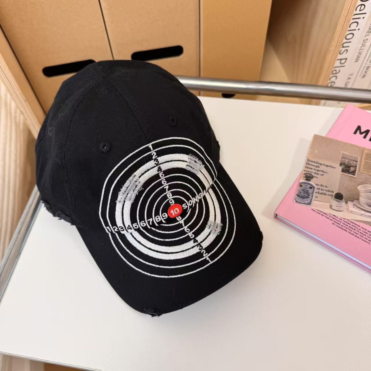 Herren Destroyed Graphic Baseball Cap Brehn