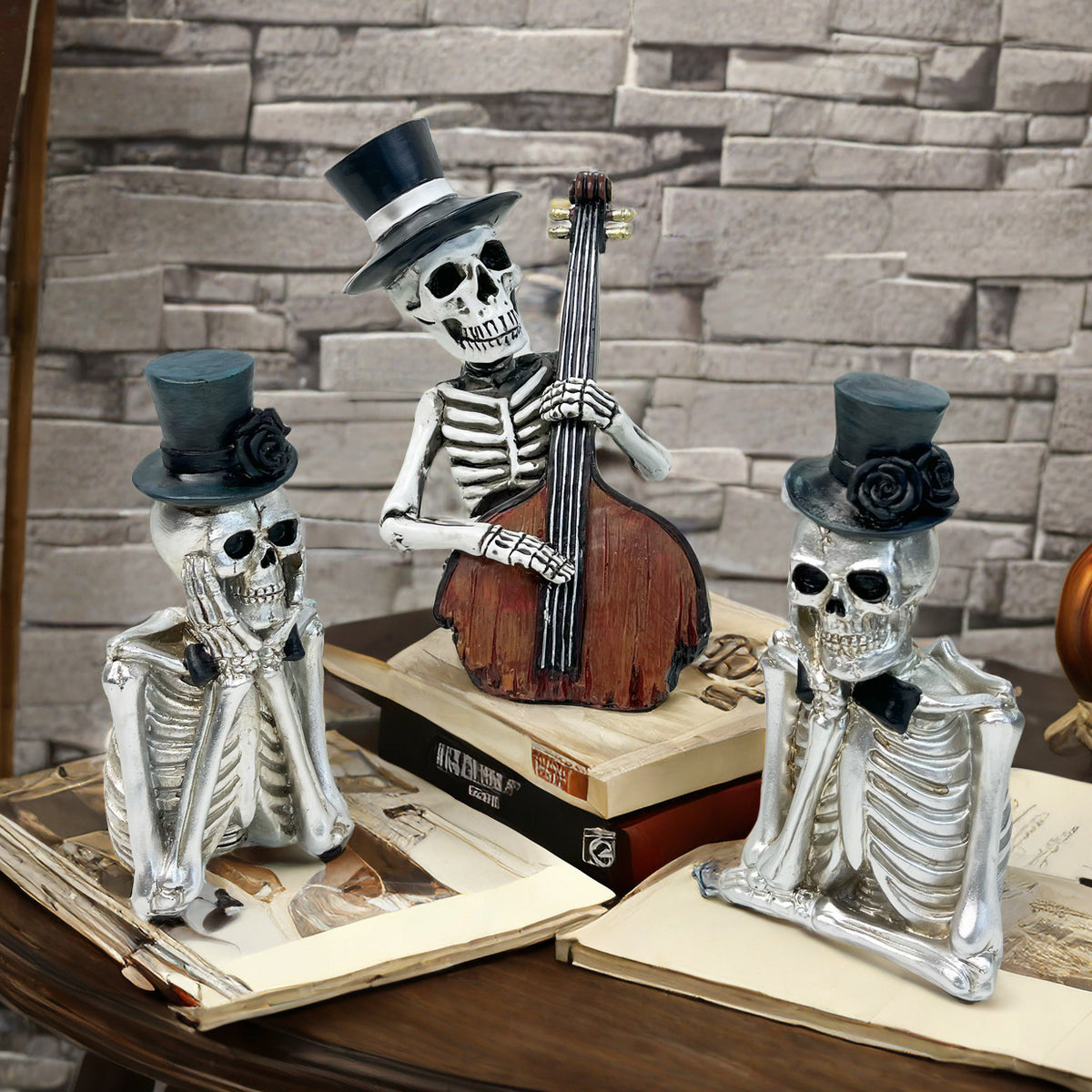 Romantische Skeletfigur Brehn