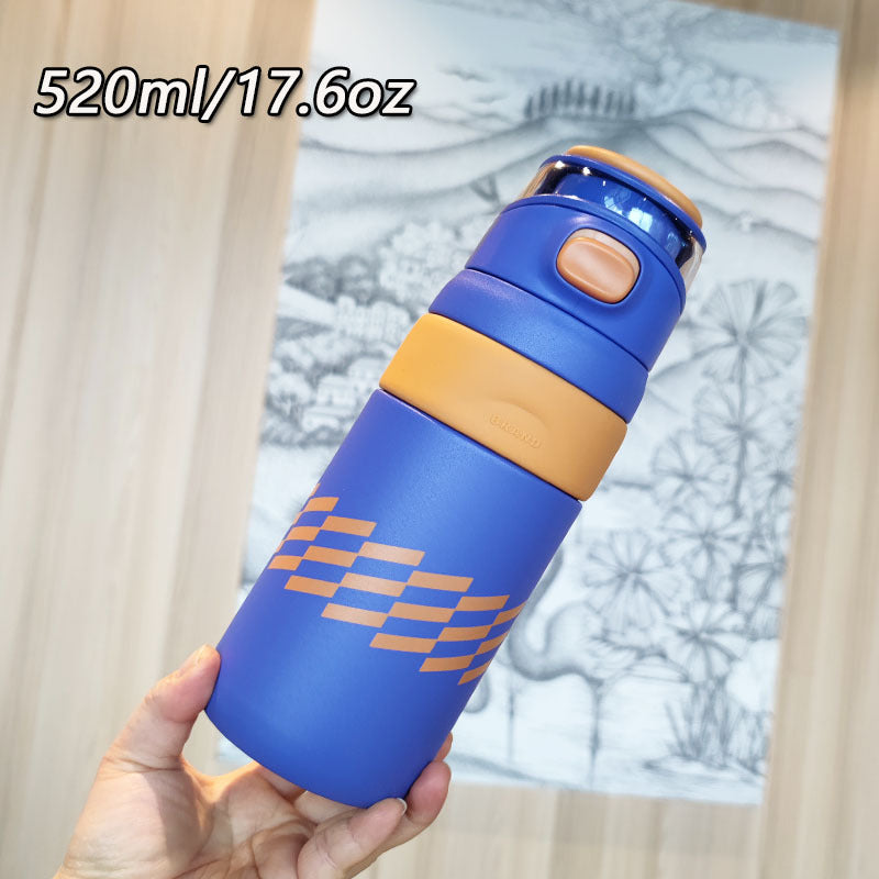 Damen BPA-freie Wasserflasche mit innovativem Sicherheitsverschluss Brehn