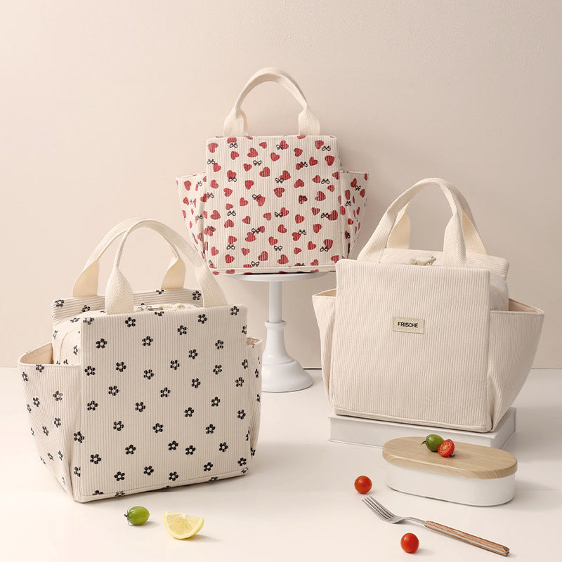 Isolierte Herzprint-Lunch-Tasche Brehn