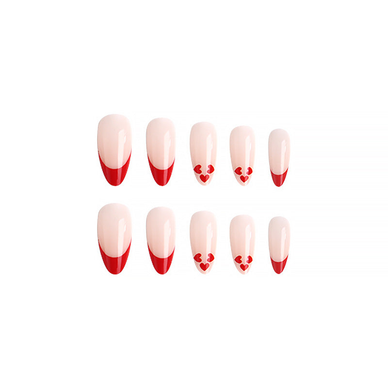 Kreative Herz-Nagelspitzen Brehn