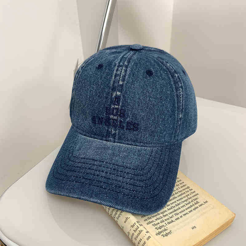 Damen Vintage Denim Baseball Cap Brehn