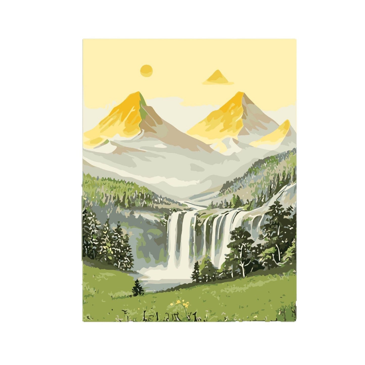 Szenische Berglandschaft Leinwand Kunst Brehn 1785768018