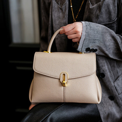 Elegante Handgefertigte Strukturierte Handtasche Brehn