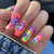 Kreative Nagelkunst Im Psychedelischen Design Brehn