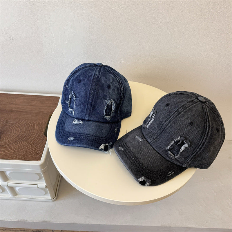 Herren Zerschlissene Denim Baseballmütze Brehn 1783921899