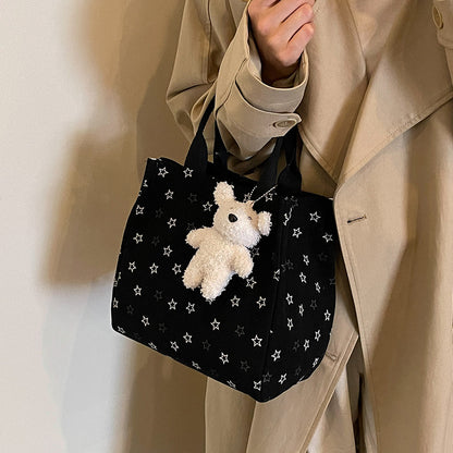 Lässige Sternmuster Mini Tote Bag