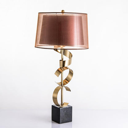 Künstlerische Spiral-Tischlampe