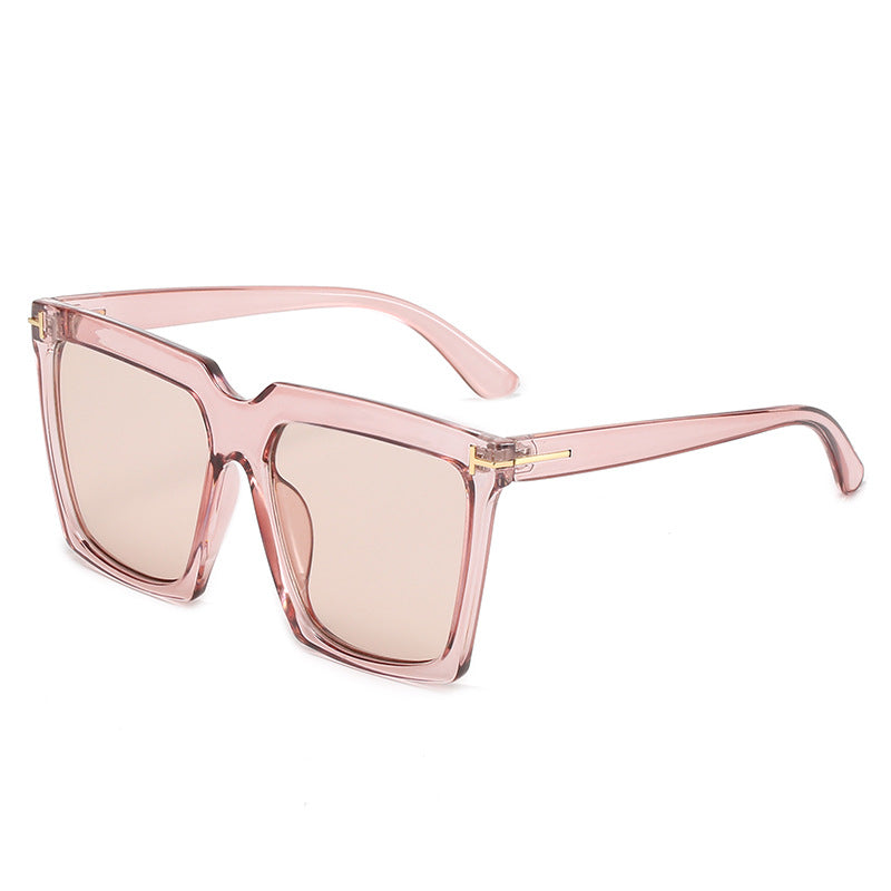 Damen oversized quadratische Sonnenbrille mit luxuriösen Akzenten Brehn