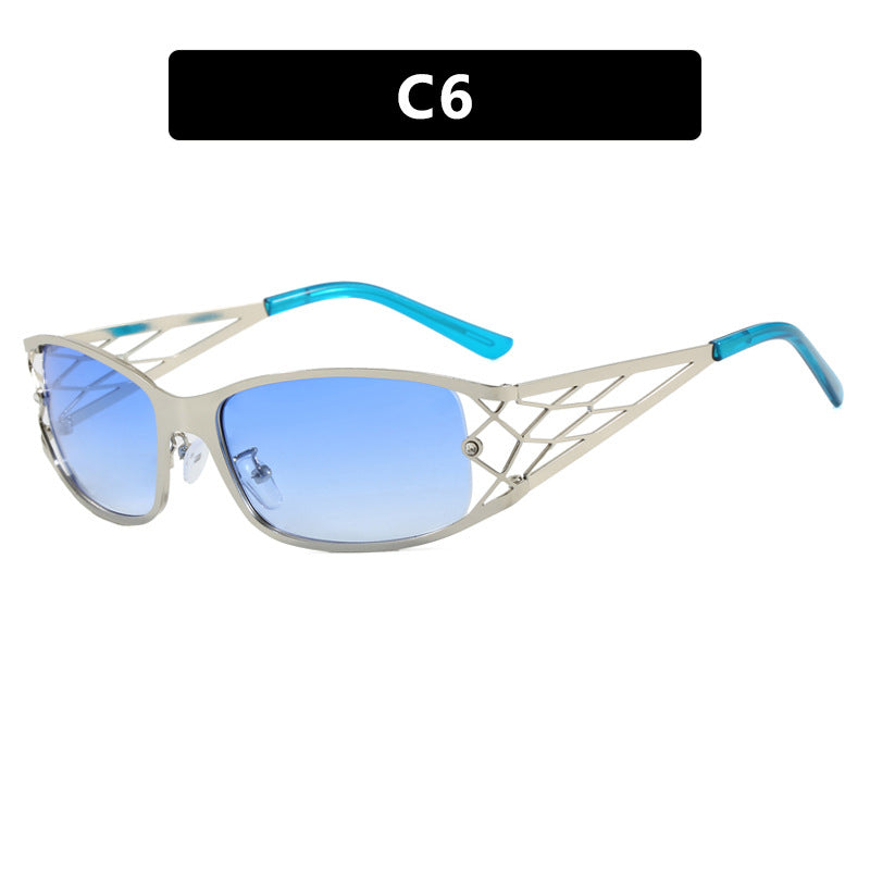 Damen modische Sonnenbrille mit strukturierendem Design und UV-Schutz Brehn