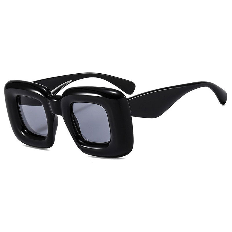 Modisch Chunky Quadratische Rahmen Sonnenbrille