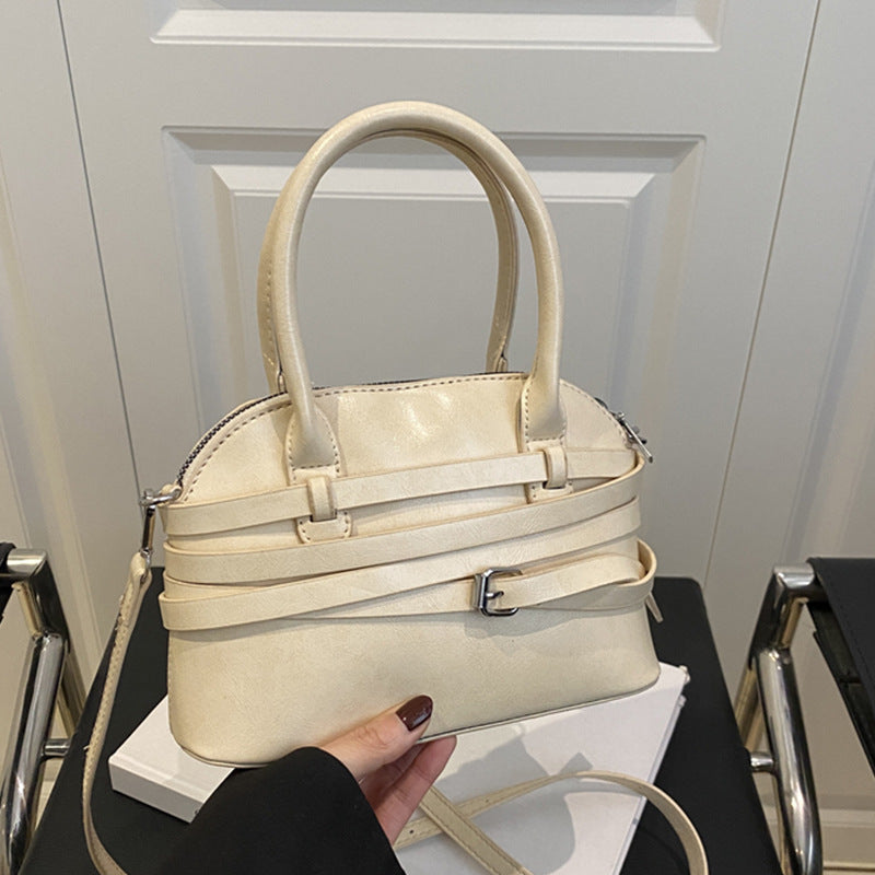 Strukturierte Mini-Handtasche