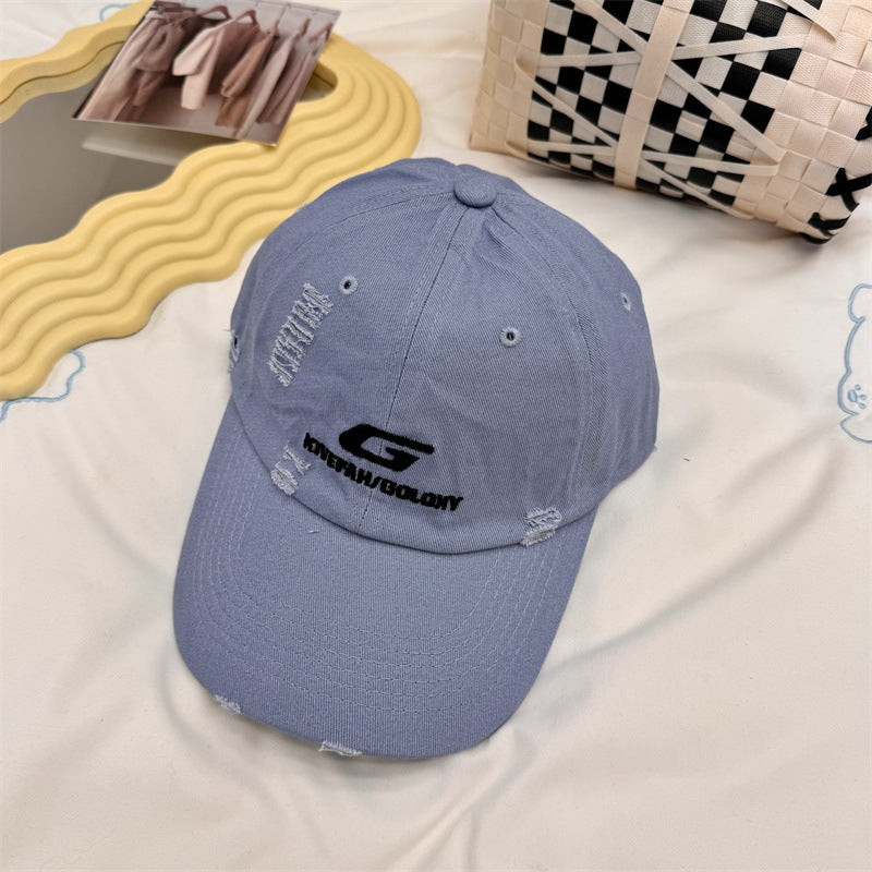 Herren Distressed Casual Baseball Cap Brehn
