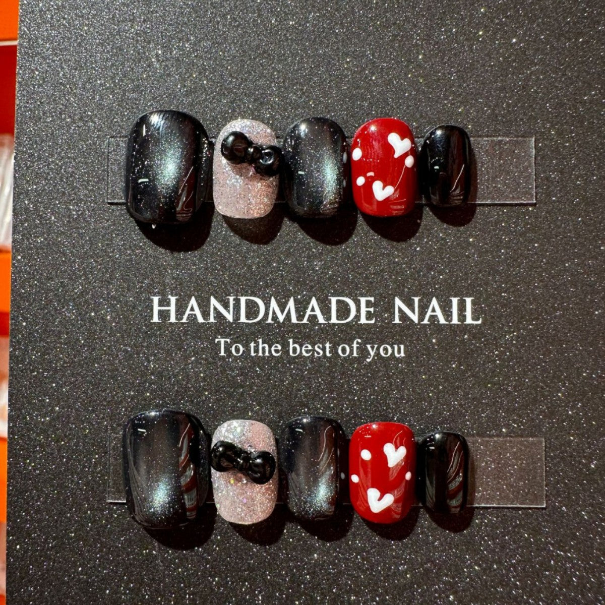 Künstlerisches Handgemachtes Press-On Nagelkunst Set