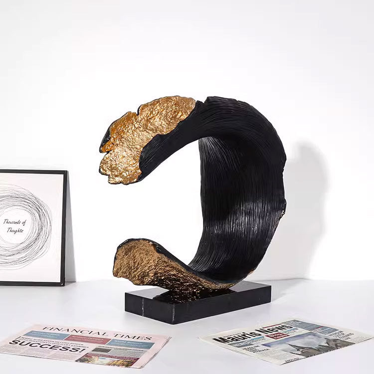 Moderne abstrakte dekorative Skulptur