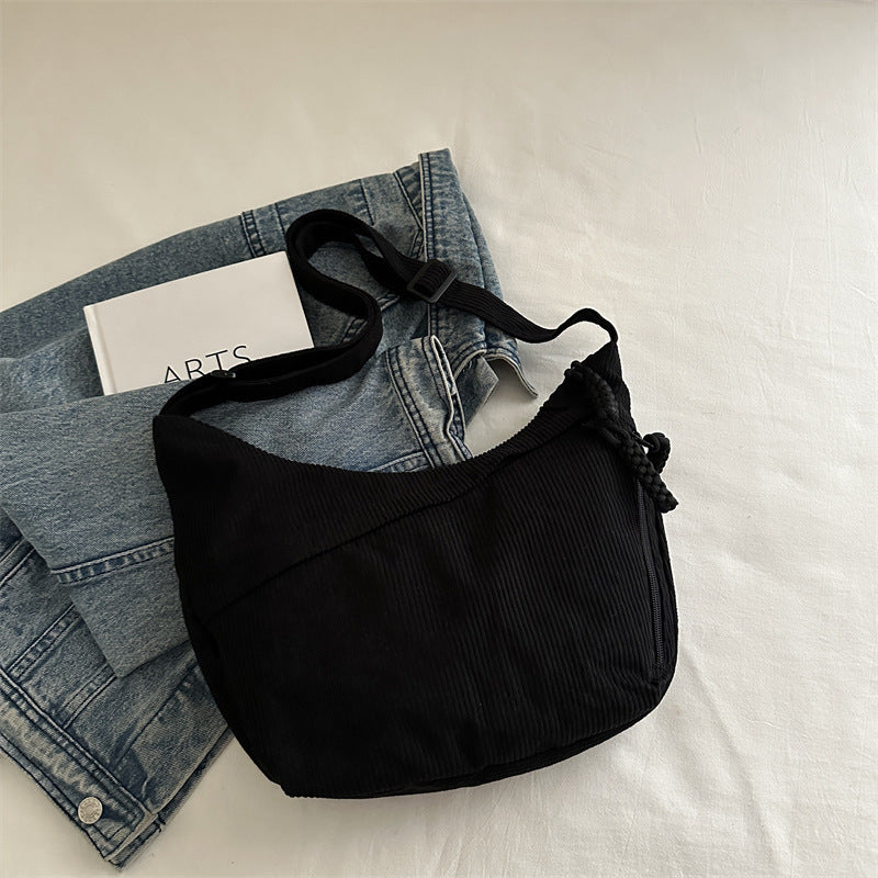 Umweltfreundliche gerippte Crossbody-Tasche Brehn
